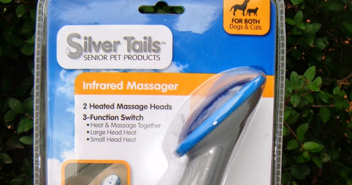 The ABCD Diaries Silver Tails Infrared Pet Massager Sponsored